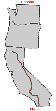 Pacific Crest Trail Map