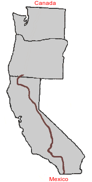 Pacific Crest Trail Map