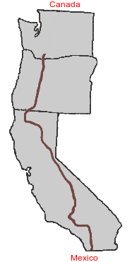 Pacific Crest Trail Map