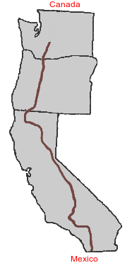 Pacific Crest Trail Map