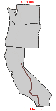 Pacific Crest Trail Map